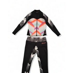 Gorpcore Minimalist Roxy Wetsuit Jacket Size 8 Neoprene Nylon Surf 2mm